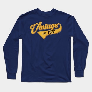 Vintage 1977 Long Sleeve T-Shirt